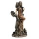 Figura Blodeuwedd Reina Celta resina bronce