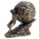 Figura Sisyphus Rodando resina bronce