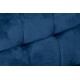 Sillón Acero Inoxidable/terciopelo Cerusita 85x75x75 azul