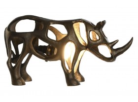 Lámpara de mesa Rhinoceros aluminio bronce