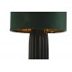 Lámpara de mesa Prairie terciopelo verde