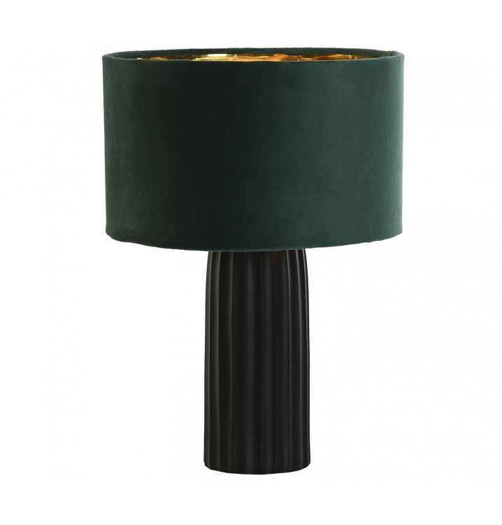 Lámpara de mesa Prairie terciopelo verde