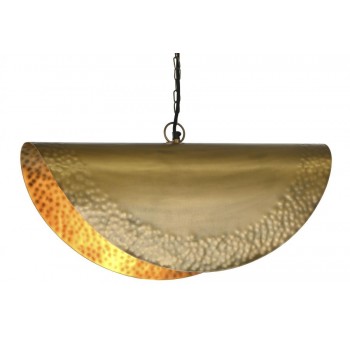 Lámpara techo Rowlett hierro dorado envejecido