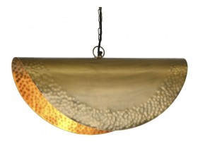 Lámpara techo Rowlett hierro dorado envejecido