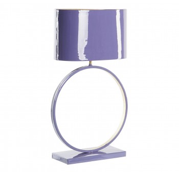 Lámpara de mesa Berenices metal lila