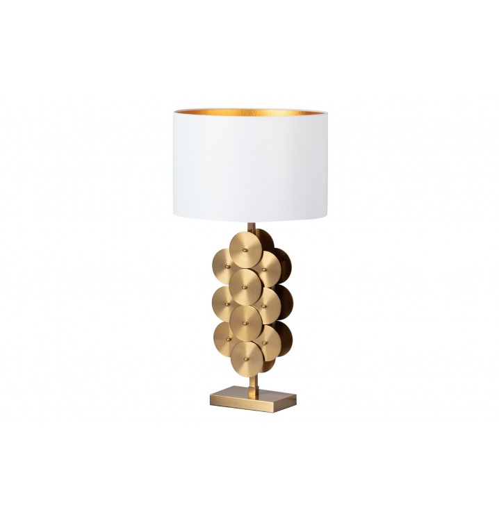 Lámpara de mesa Mesenga metal dorado