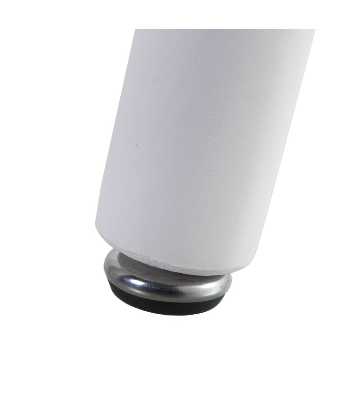 Consola Palmek abeto dm blanco 3 cajones relieve hoja dorada