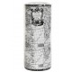 Paragüero cerámica clásico Mapa Mundi blanco y negro