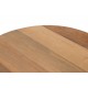 Mesa auxiliar redonda Lincoln madera natural