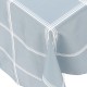 Mantel antimanchas 150x200 gris cuadros