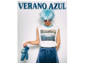 Camiseta Unisex Verano Azul Serie años 80 sin mangas