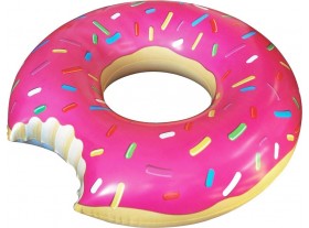 Flotador hinchable gigante Donuts mordido