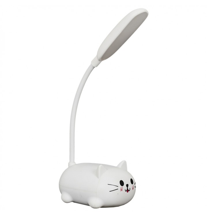 Lámpara Gato Led blanca