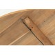 Mesa comedor redonda Lincoln madera natural