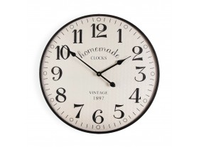 Reloj pared redondo Homemade blanco