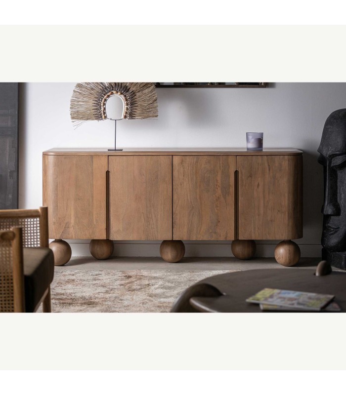 Aparador Balquisa madeta patas redondas