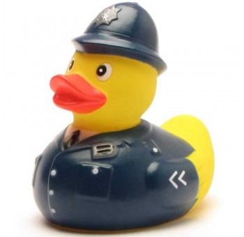 Pato de goma Bobby Policía inglés