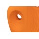 Florero Ceramica Color Naranja Zante 18x8x30 Cm