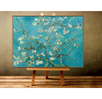 Cuadro lienzo enmarcado El Alemendro en flor Van Gogh 110x80