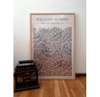 Cuadro lienzo enmarcado William Morris 90x60