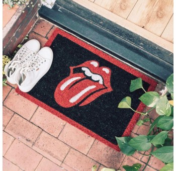 Felpudo puerta Rolling Stones logo