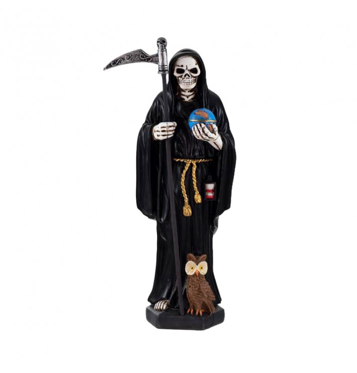 Figura esotérica Santa Muerte negra A20