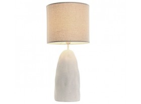 Lámpara de mesa Rusten blanca