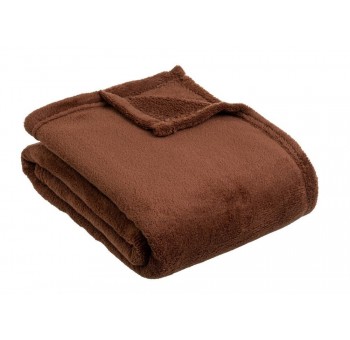 Manta sofá suave 130x160 marrón