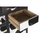 Mueble auxiliar Gilan madera mango y piel 115X36X102