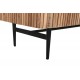 Mueble Tv Oisin madera y mármol negro 145X45X60