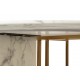 Mesa Comedor Inox.marmol Sintetico 135x135x75cm