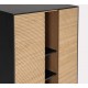 Mueble alto 2 puertas Jesen madera de fresno L110