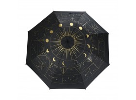 Paraguas adulto Astros negro y dorado Astronomía