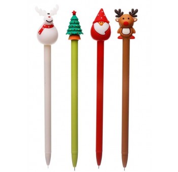Bolígrafo surtido Navidad 4 modelos
