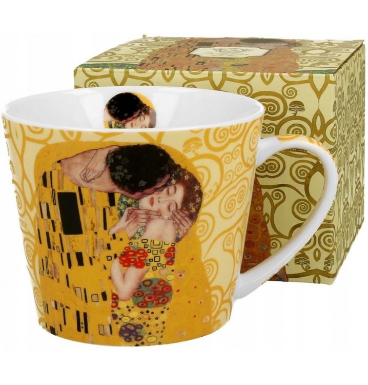 Taza jumbo Klimt El Beso en caja regalo