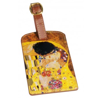 Etiqueta identificadora maleta Gustav Klimt El Beso