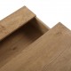 Mesa de centro elevable madera roble