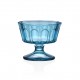 Copa helado azul cristal