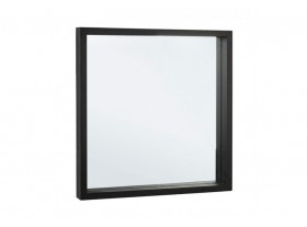 Espejo cuadrado negro 52x52