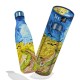 Botella doble pared térmica acero Van Gogh Campo de trigo