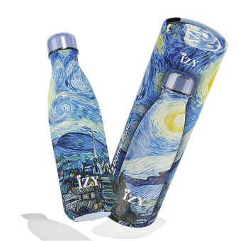 Botella doble pared térmica acero Van Gogh Noche Estrellada