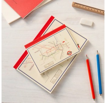 Cuaderno A5 Mapa del Metro Londres