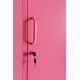 Armario 1 puerta Barka acero rosa 46X185
