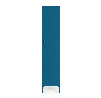 Armario 1 puerta Barka acero azul 46X185