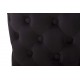 Silla Tachuelas Velvet Negro Aspen 49x54x79 Cm