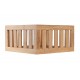 Cesto baño madera bambú 22x22x11.5