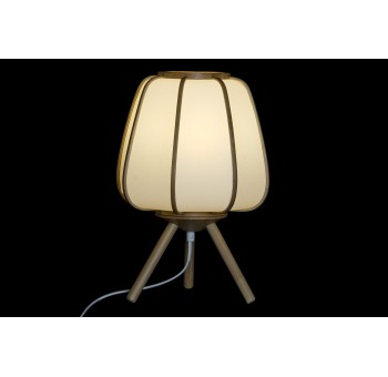 Lámpara de mesa Tazekka oriental blanca 23x23x35