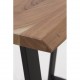 Mesa alta bar Demnate 130x70 madera maciza acacia