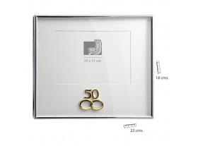 Portafotos 10x15 Bodas de Oro 50 aniversario