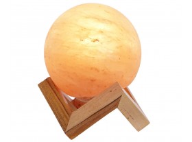 Lámpara de mesa de Sal redonda